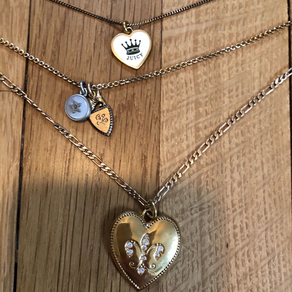 Juicy couture layered necklace